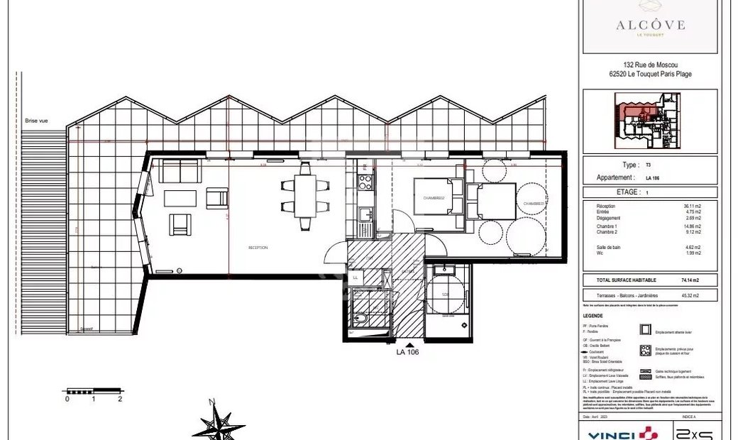 Le Touquet Paris Plage Apartment In Le Touquet, Hauts De France, France