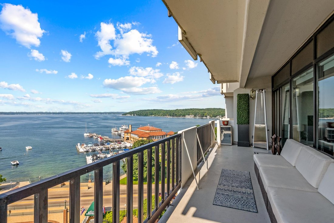 Luxury Condos With Boat Slip In In Lake Geneva, Wisconsin, United