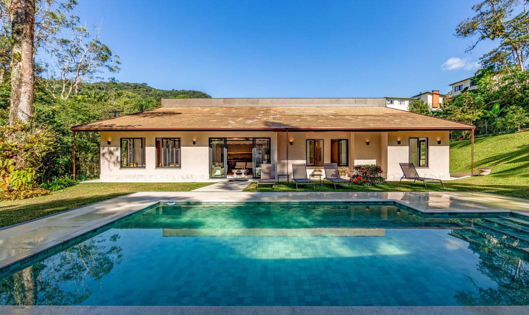 House In A Gated Community In Teresópolis, State Of Rio De Janeiro