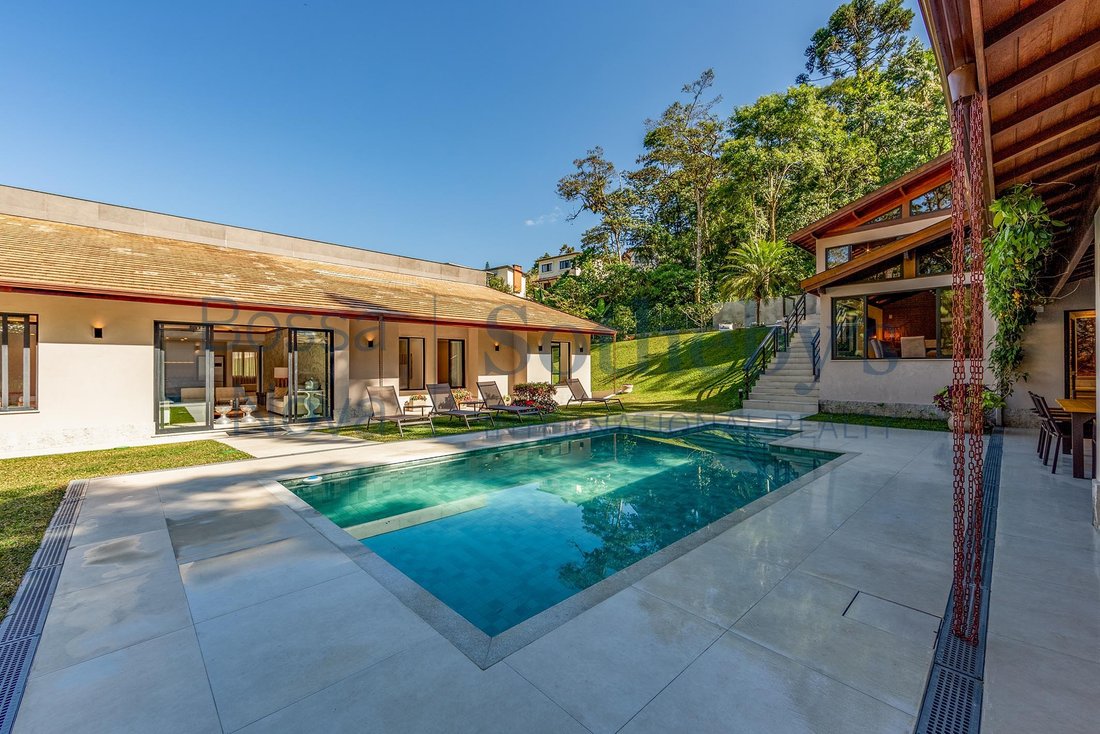 House In A Gated Community In Teresópolis, State Of Rio De Janeiro