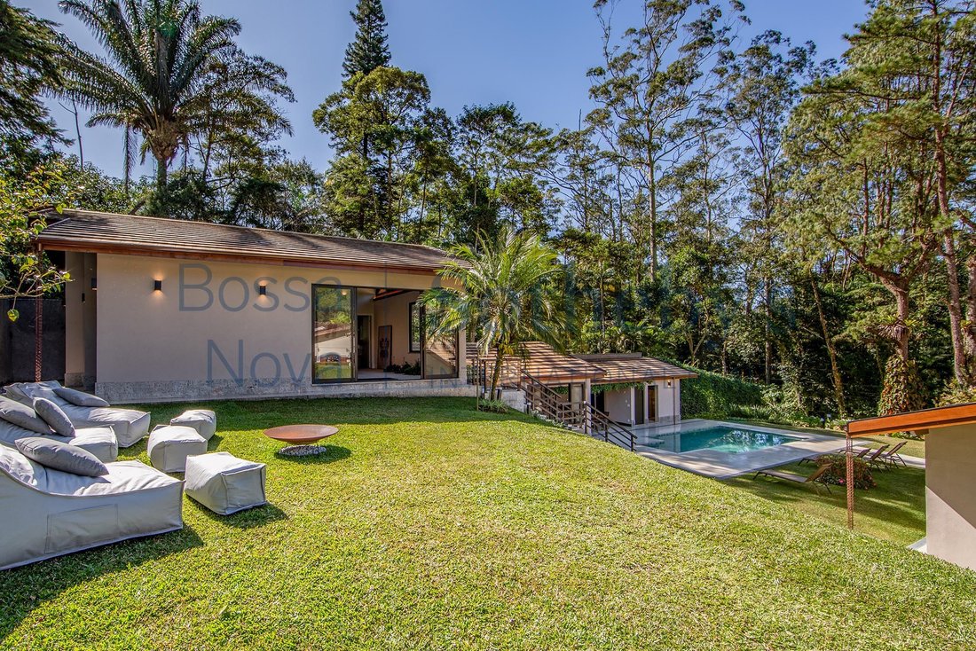 House In A Gated Community In Teresópolis, State Of Rio De Janeiro