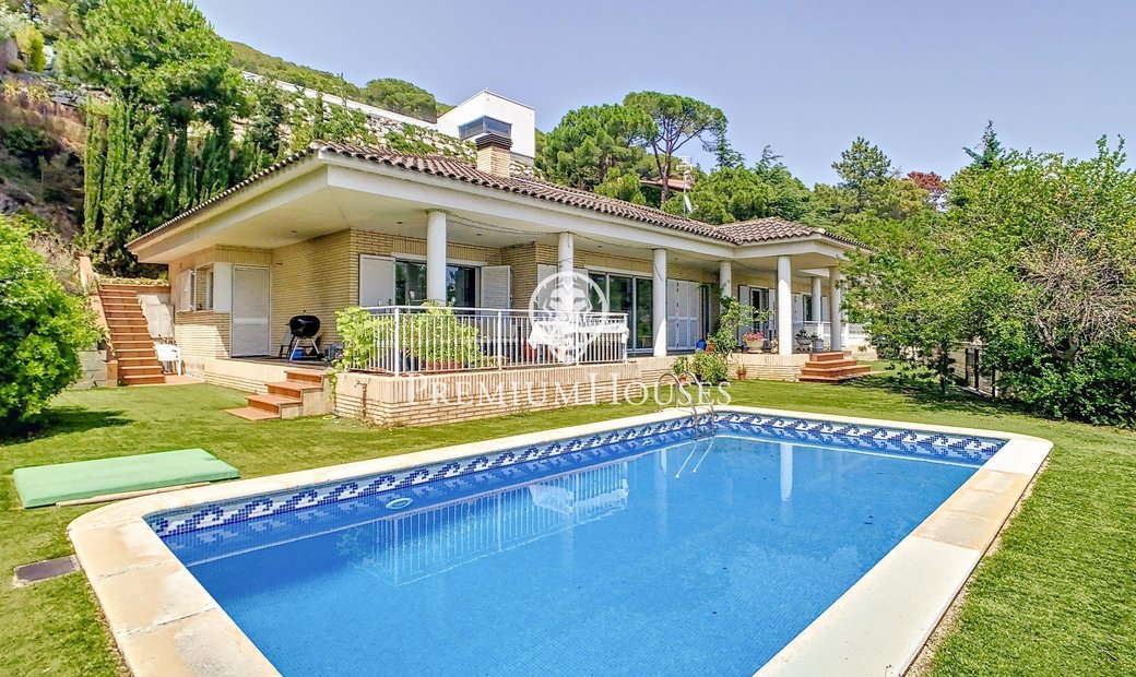 House For Sale With Pool In Cabrils In Cabrils, Catalonia, Spain For