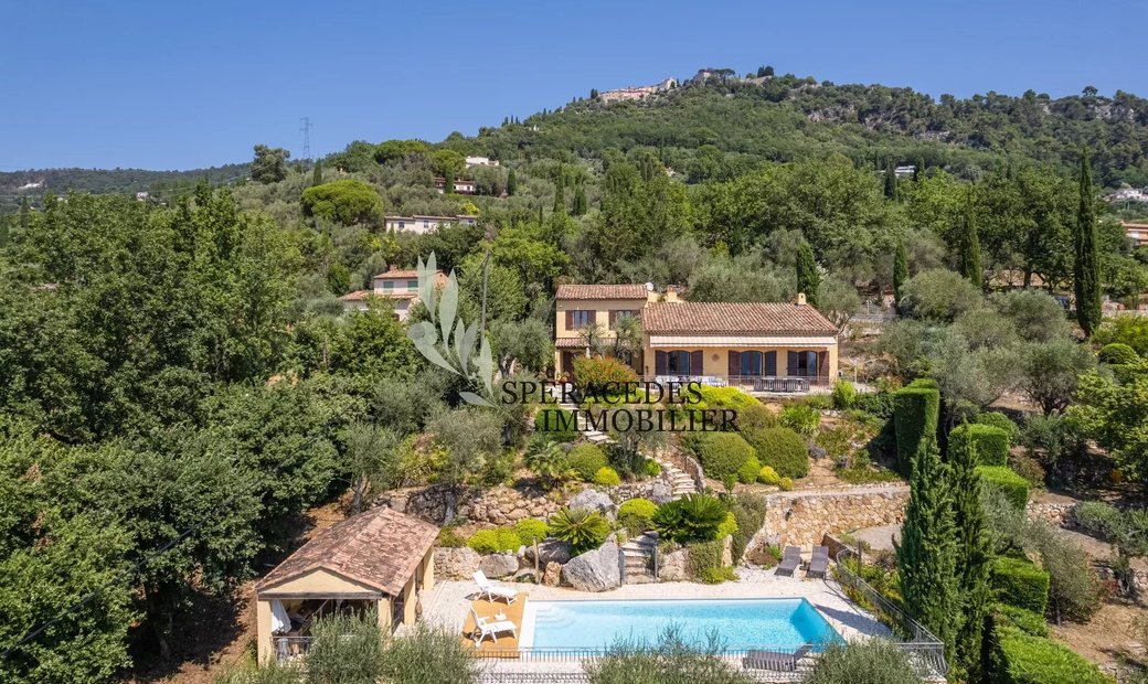 Cabris Traditional Villa Sea In Le Provence Alpes Côte D'azur