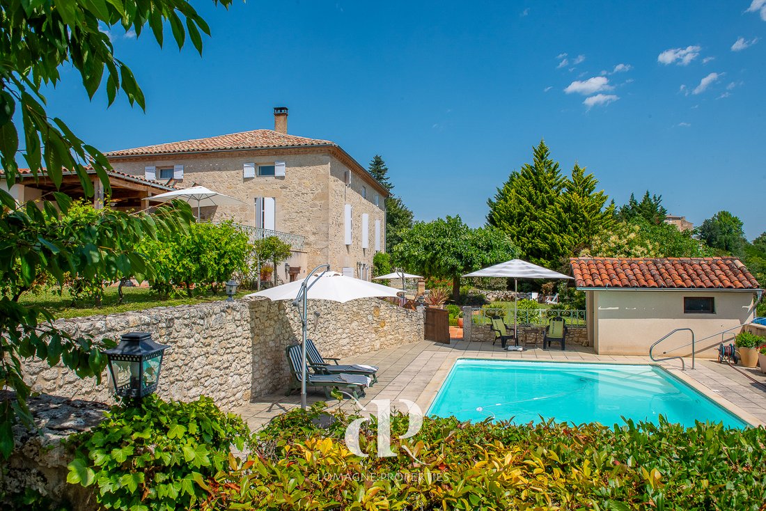 Bright Mansion With Splendid View In Lavit, Occitanie, France For Sale