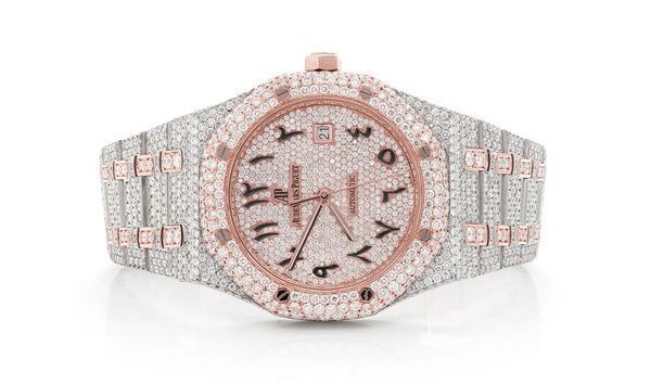Audemars Piguet Royal Oak 18k Two-tone - 26.01ctw Fully Iced Out (13044657)