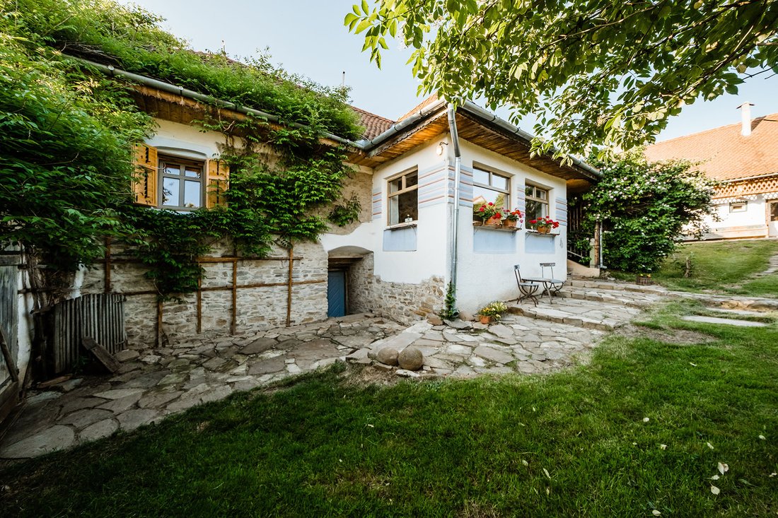 Set Of Traditional Houses Near Viscri In Viscri, Brașov County, Romania