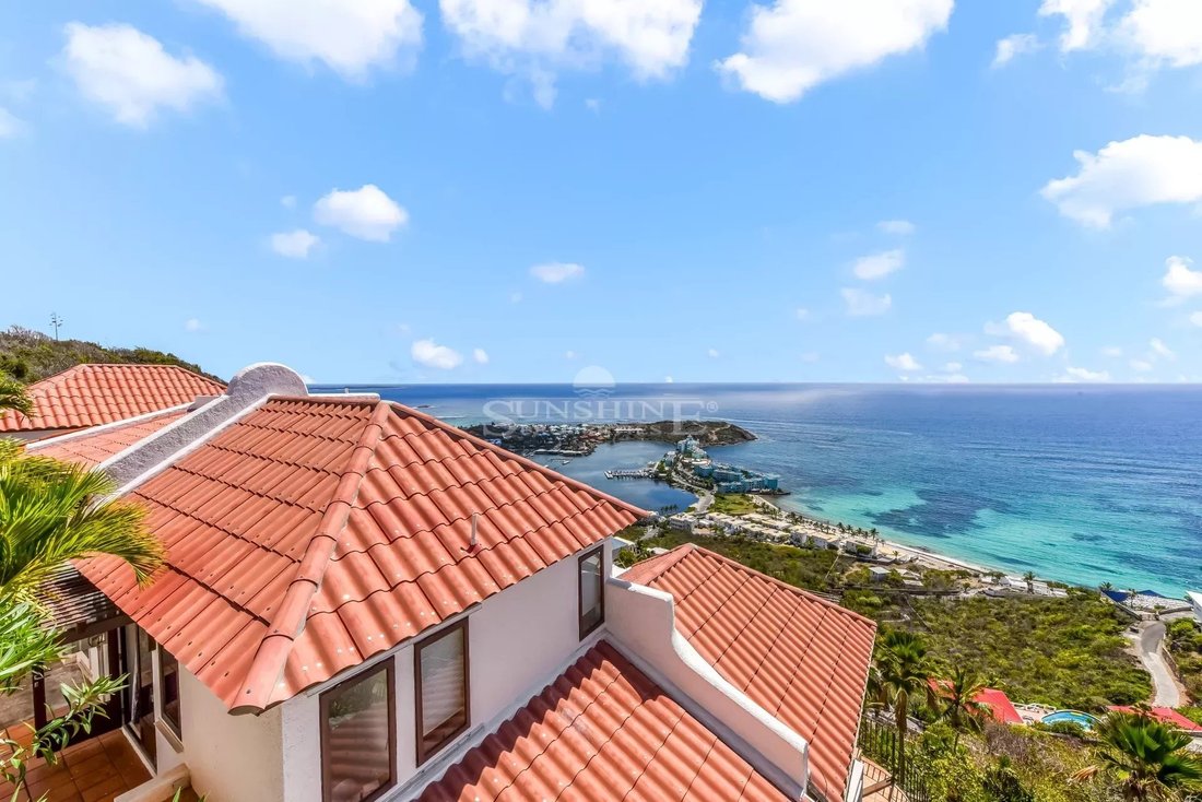 Spectacular Ocean View Villa Ready To Make It Your In Philipsburg, Sint
