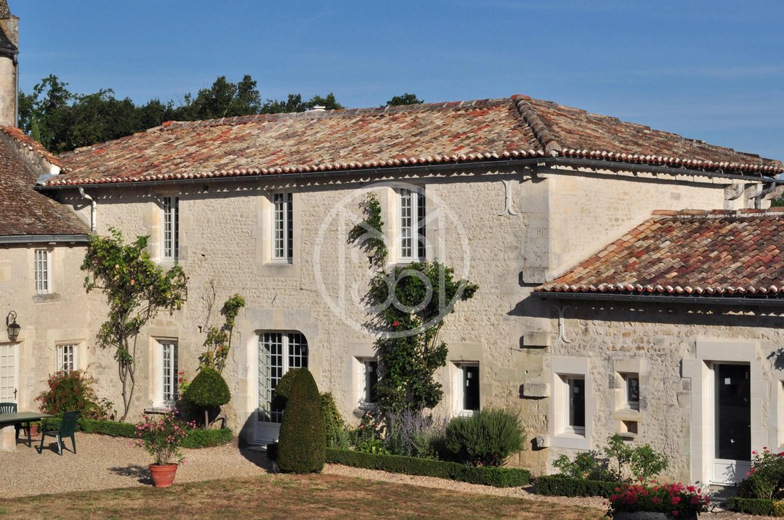 Listed Chateau Suitable For Wedding / In Jonzac, Nouvelle Aquitaine