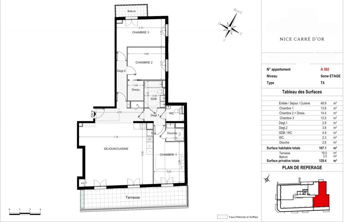 Nice/ Carre D’or/ New Building In Nice, Provence Alpes Côte D'azur
