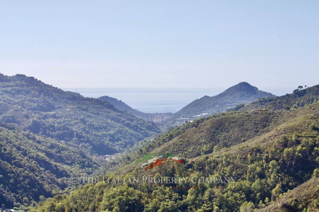 Newly Built Villa With Garden And Sea View For Sale In In Liguria