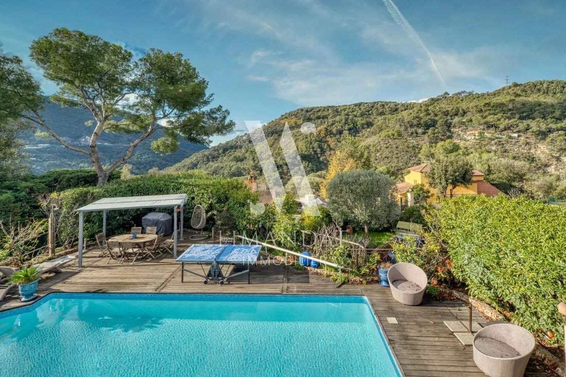Villa 5 Rooms 193m2 2000m2 In La Turbie, Provence Alpes Côte D'azur