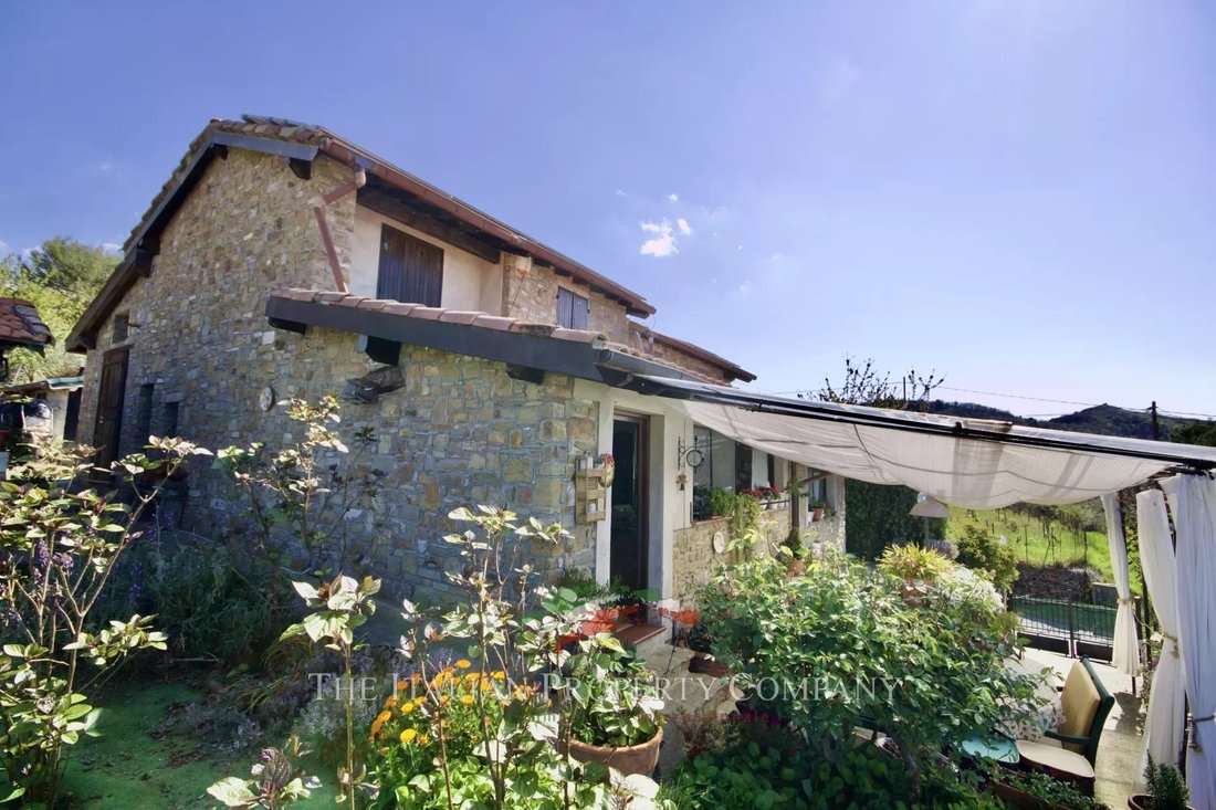 Charming Country House With Sea View For Sale In Dolceacqua In Liguria