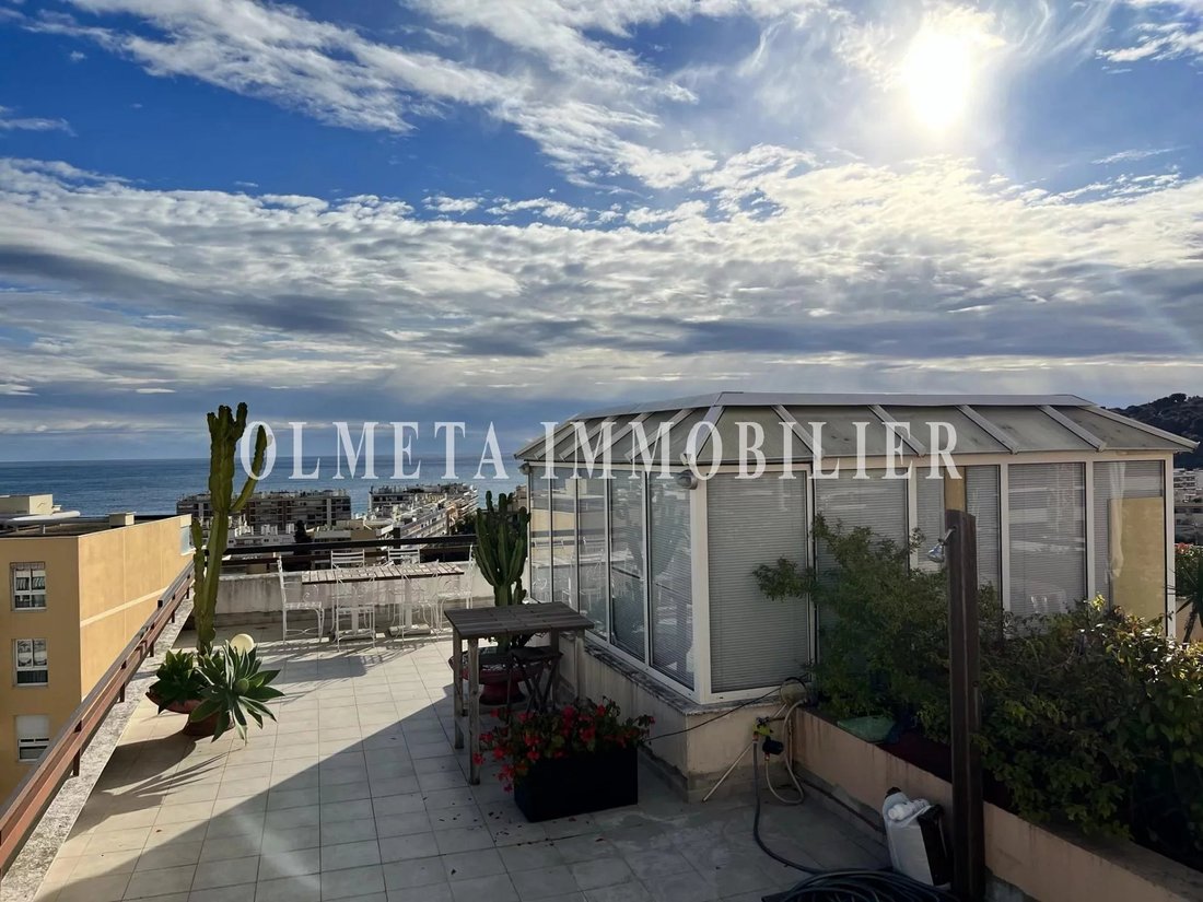 Apartment Roof Top In Roquebrune Cap Martin, Provence Alpes Côte D'azur