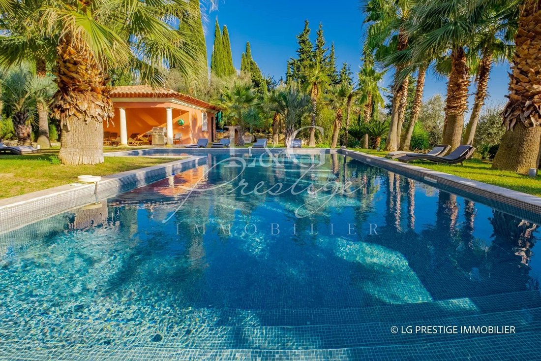 On The Heights Of Grasse In Cabris, Provence Alpes Côte D'azur, France