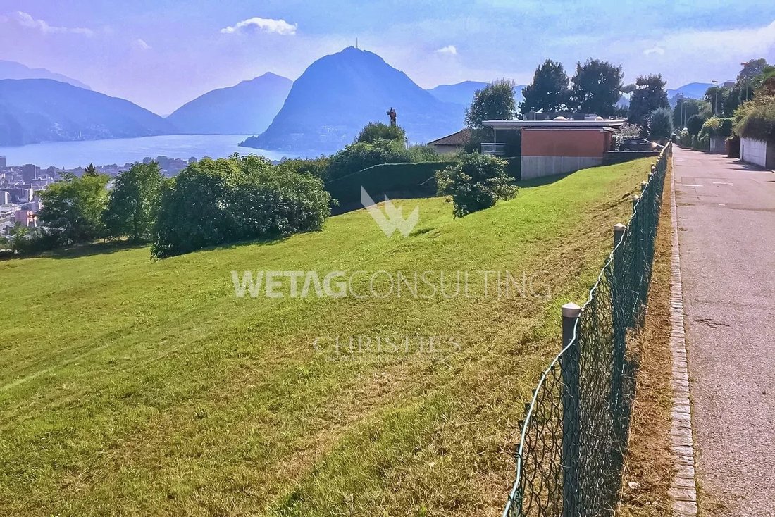 Building Plot With Lake View In Porza, Ticino, Switzerland For Sale