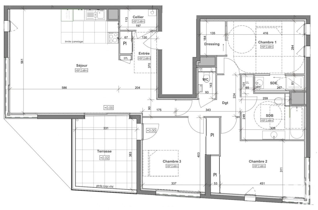 Vente Appartement 4 Pièces In Rennes, Brittany, France For Sale (13063702)