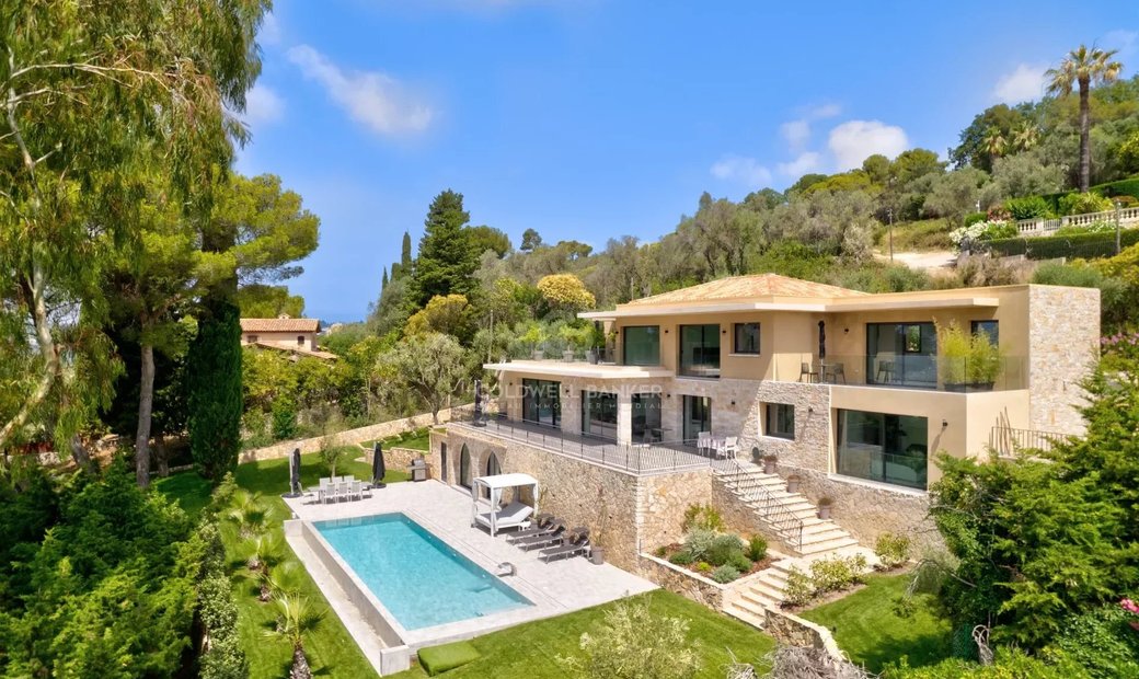 Contemporary Villa With Seaview In Mougins, Provence Alpes Côte D'azur
