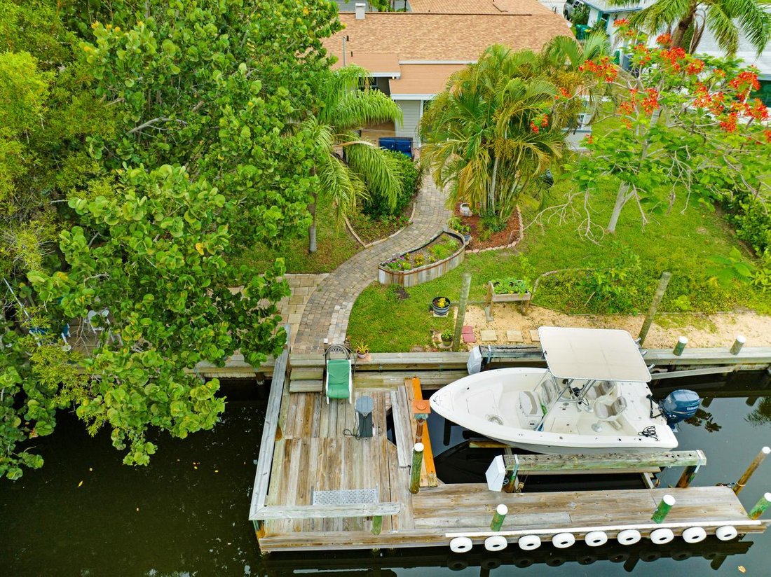 Great Cocoa Beach Waterfront Home Dock In Cocoa Beach, Florida, United
