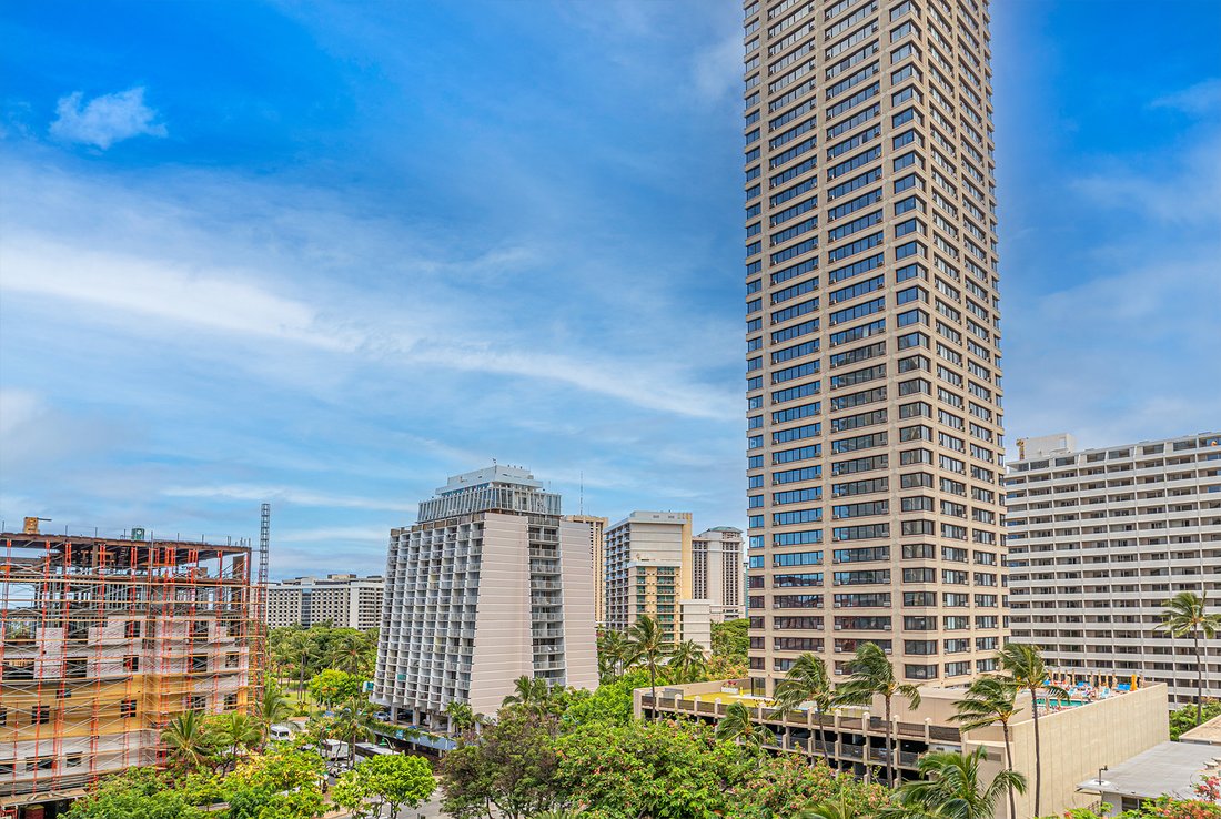 Lanikea At Waikiki, City Views, Sunset In Honolulu, Hawaii, United States For Sale (13080278)