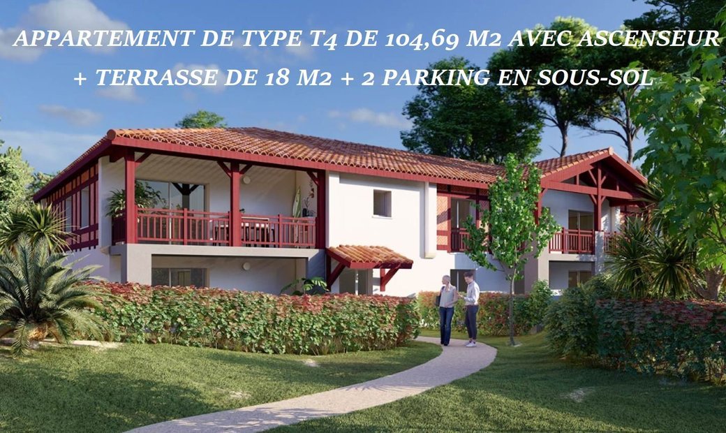 Appartement T4 De 104,69 M2 + Dans Capbreton, Nouvelle Aquitaine