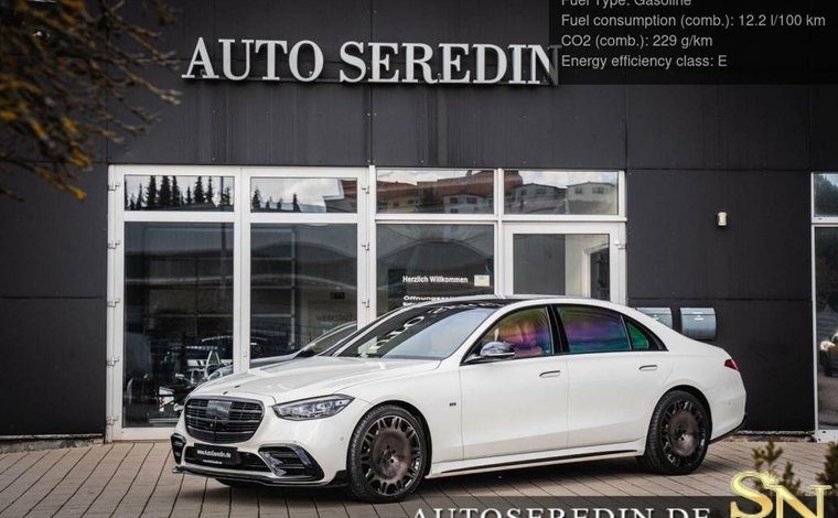 MERCEDES-BENZ S 580 4matic AMG 9G-tronic LONG - černá Obsidian metalíza -   - online autosalon