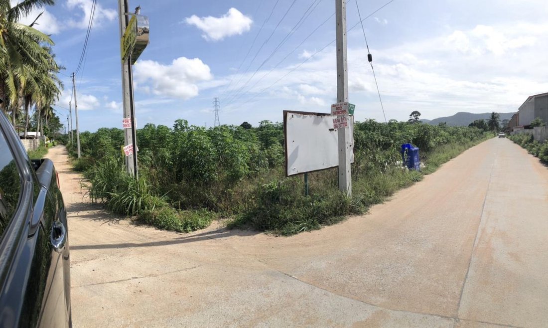 Beautiful Plot Of Land For Sale. Adjacent To Concrete In Chon Buri