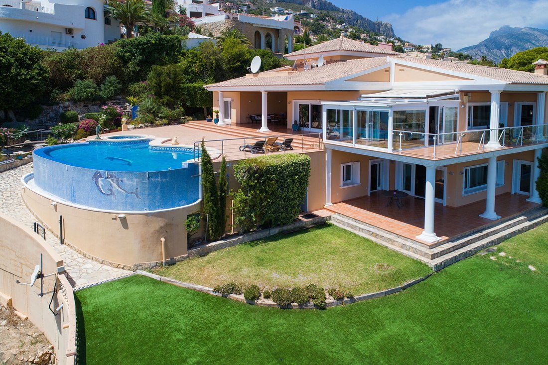 Unique And Exquisite Beachfront Mansion With Incredible In Marina Alta