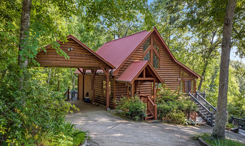 Two Story Cabin With Breathtaking Views In Blue Ridge, Georgia, United ...