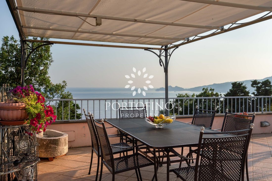 Wonderful Penthouse With Sea View In Rapallo In Rapallo, Liguria, Italy