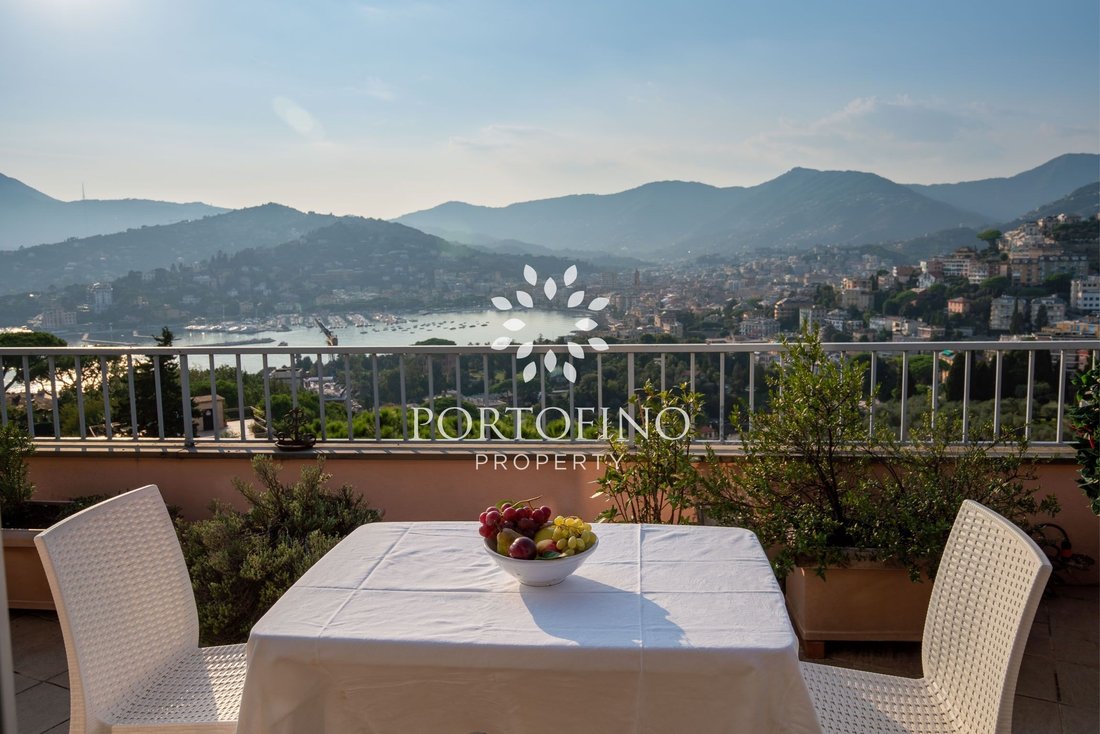 Wonderful Penthouse With Sea View In Rapallo In Rapallo, Liguria, Italy