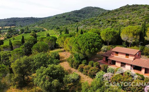 Corps de ferme à Château de Castiglione, Castiglione della Pescaia, Toscane 1