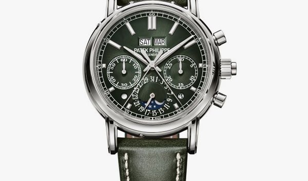 Patek Philippe 5204G-001 Grand Complications in White Gold with Olive Green Sunburst Dial (13106909)