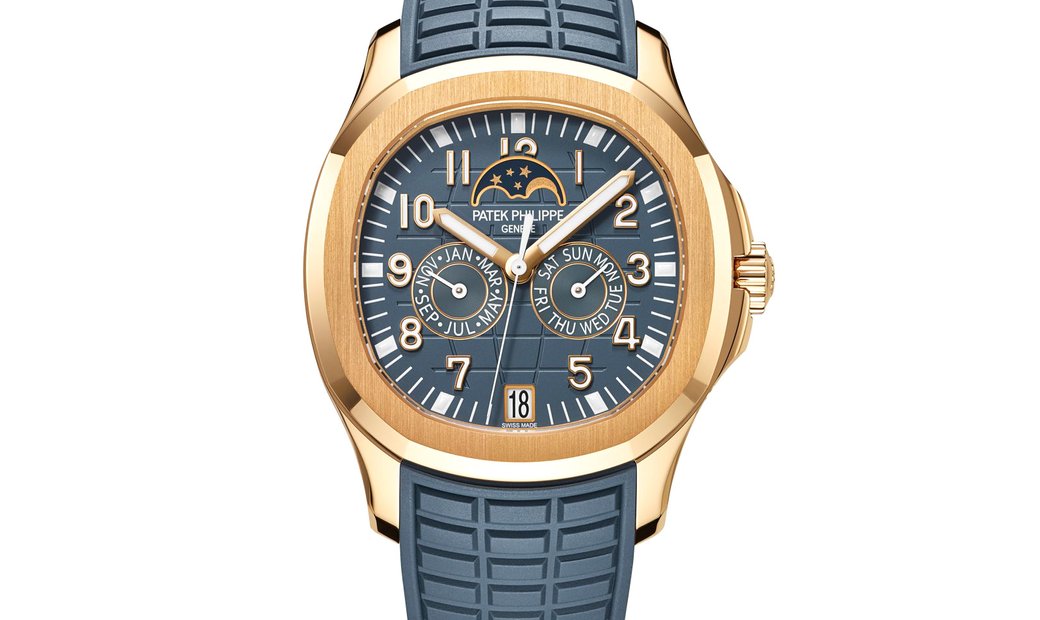 Patek philippe aquanaut hot sale blue price