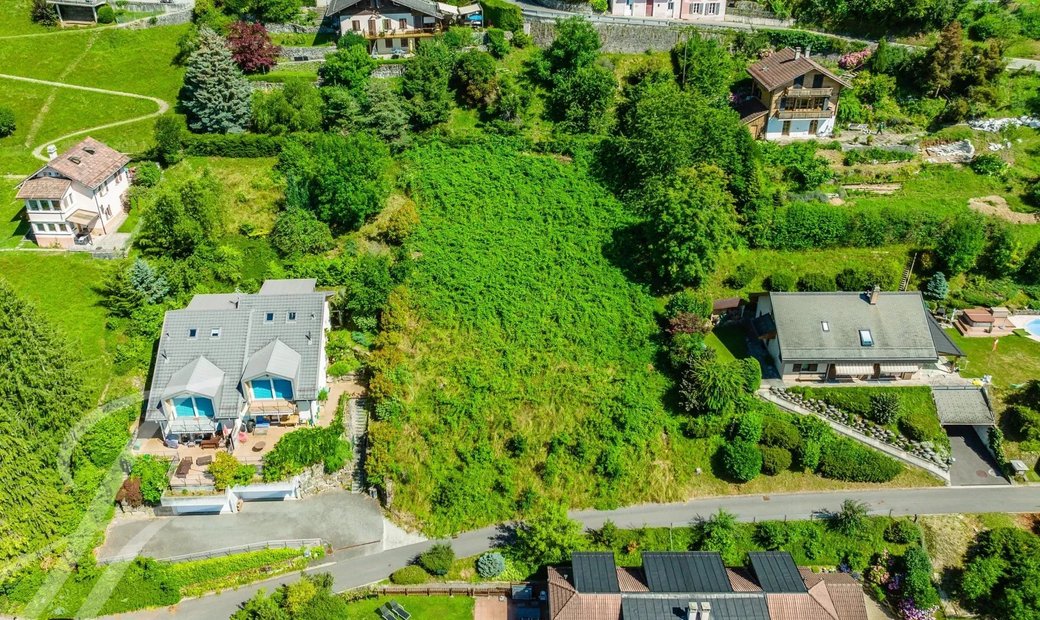 Beautiful Building Plot With Lake View In Montreux, Vaud, Switzerland