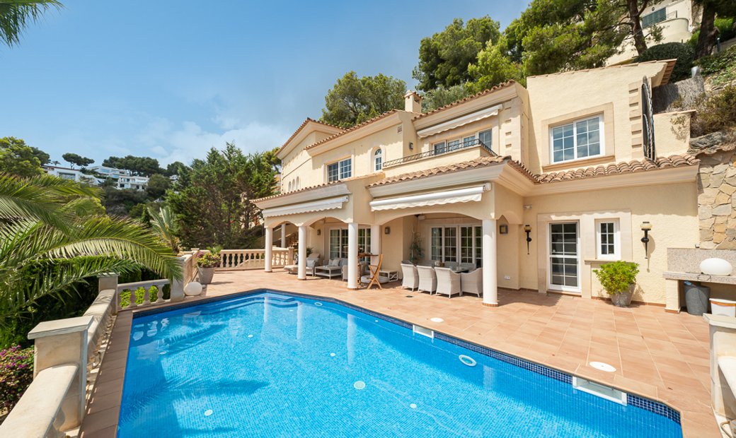 Mediterranean House With Sea In Costa D'en Blanes, Balearic Islands