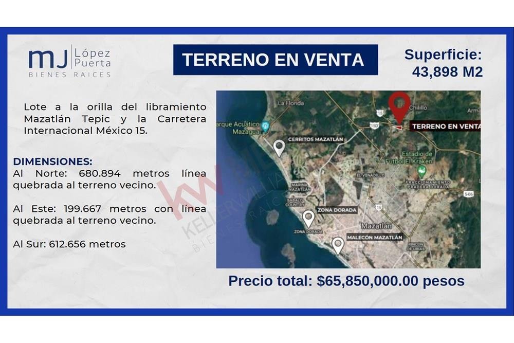 Lots And Land Mazatlán In Villa Unión, Sinaloa, Mexico For Sale (12114506)