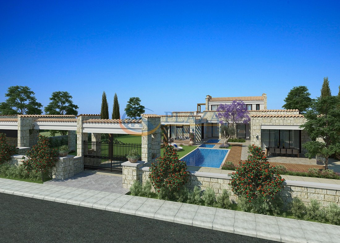New Villas With A Sea View For Sale In Paphos, Kouklia. In Kouklia