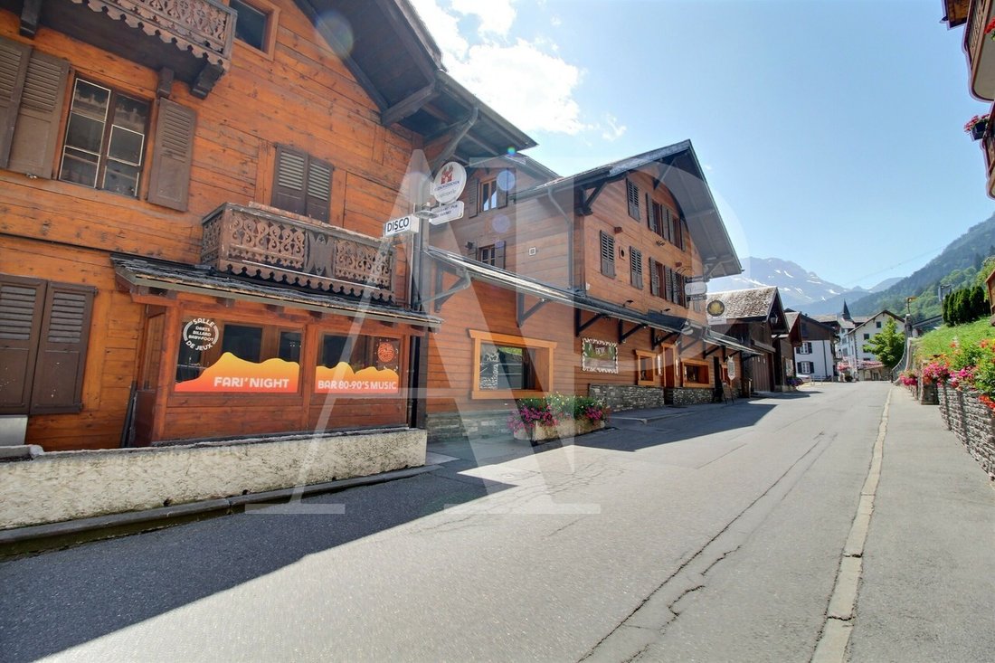 2 Buildings For Sale In The Heart Of Champéry In Champéry, Valais