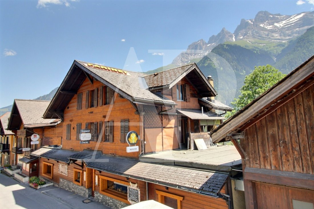 2 Buildings For Sale In The Heart Of Champéry In Champéry, Valais