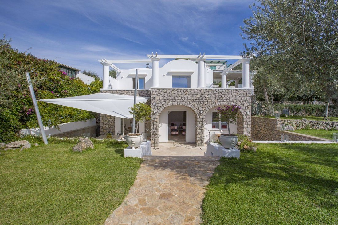 Villa Bellavita At Anacapri, Surrounded By Centenary In Capri, Campania