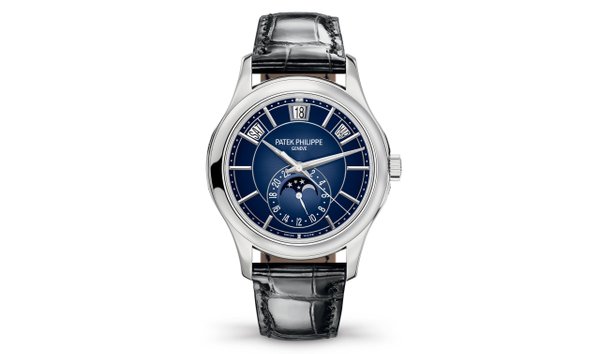 Patek Philippe | 5205G - Complications | White Gold | Blue Sunburst to Black Dial (13142600)