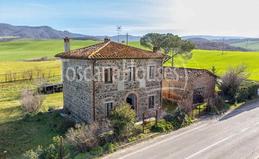 Casa di campagna a Pienza, Toscana, Italia 1