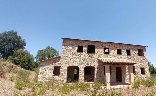 Maisons de campagne à Montalcino, Toscane, Italie 1