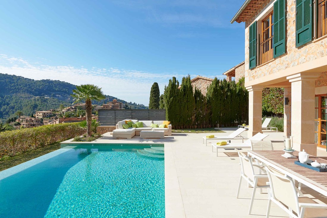 A Modern Home In Deia With Mountain Views And In Deià, Balearic Islands