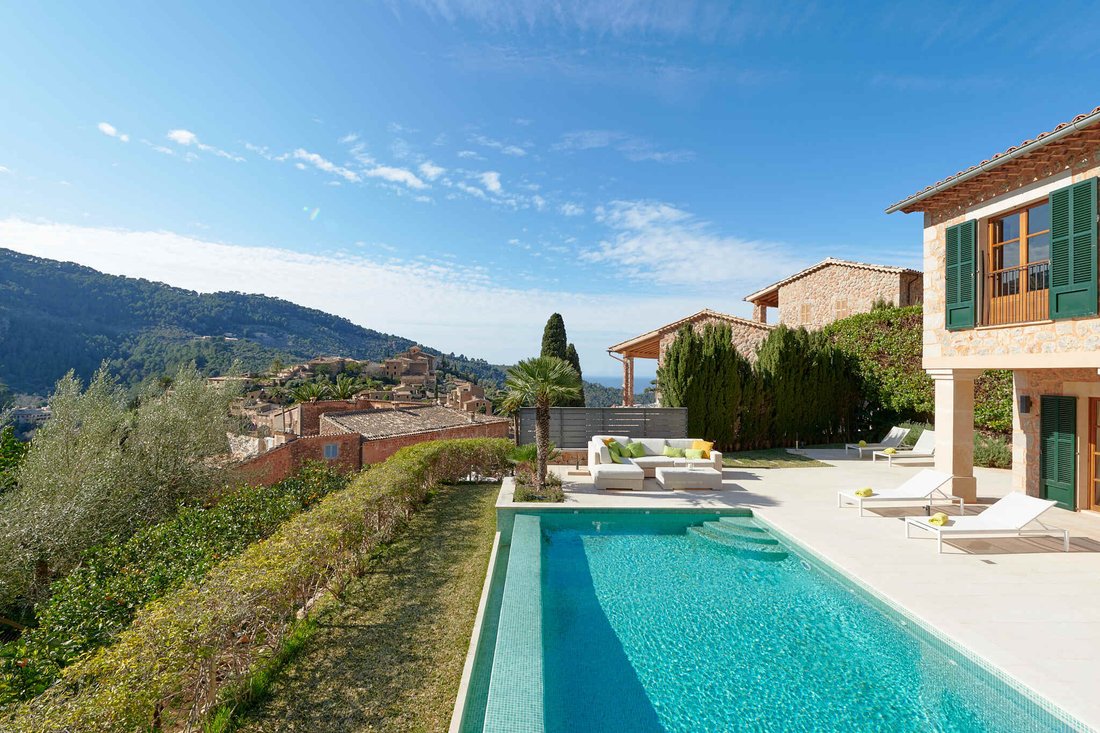 A Modern Home In Deia With Mountain Views And In Deià, Balearic Islands