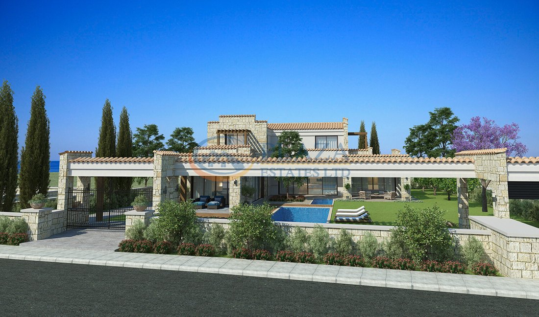 New Villas With A Sea View For Sale In Paphos, Kouklia. In Kouklia