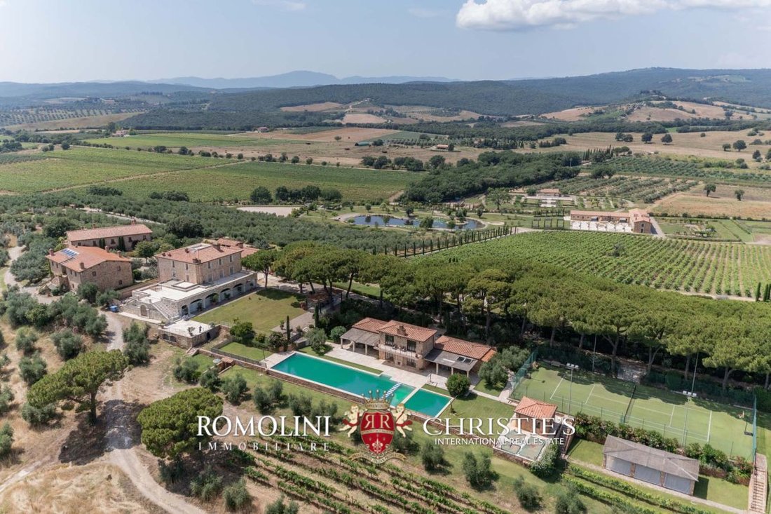 Tuscan Coast Estate With Luxury Resort And In Grosseto, Tuscany, Italy