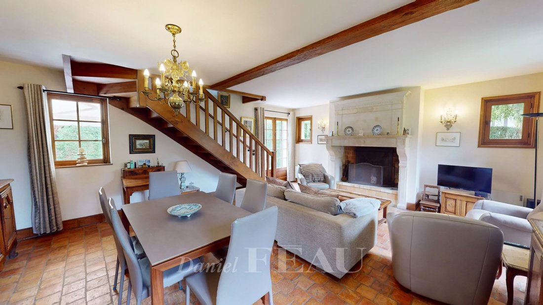 Normandy Tourgéville Charming Chaumière In A In Deauville, Normandy