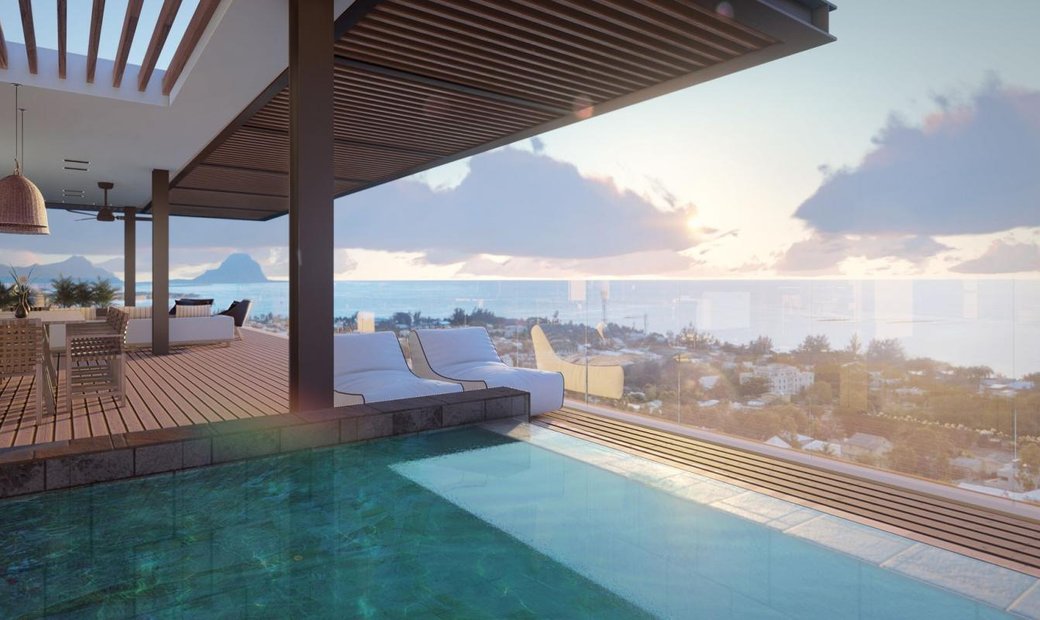 Luxury Penthouse With 180° View Of The Sea In Rivière Noire District ... - Luxury High End Penthouse Listing Price