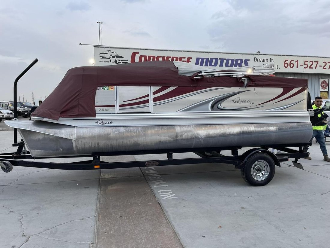 2014 Qwest Pontoon Boat Party Barge 7518 In Bakersfield, Ca, United States For Sale (13178569)